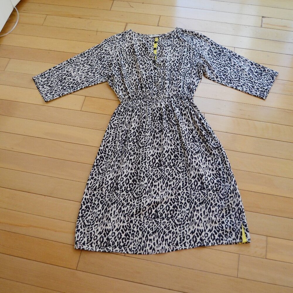 Tucker Leopard Printed Silk Dress Size XS
